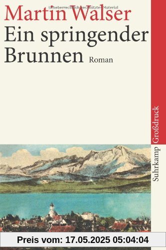 Ein springender Brunnen: Roman. Großdruck (suhrkamp taschenbuch)