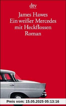 Ein weißer Mercedes mit Heckflossen