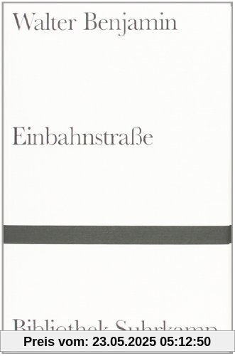 Einbahnstraße Einbahnstraße