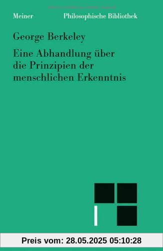 Eine Abhandlung über die Prinzipien der menschlichen Erkenntnis