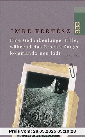 Eine Gedankenlänge Stille, während das Erschießungskommando neu lädt Eine Gedankenlänge Stille, während das Erschießungskommando neu lädt
