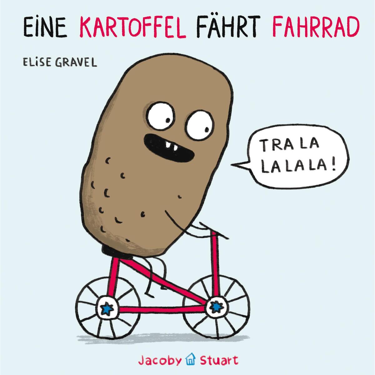 Eine Kartoffel fährt Fahrrad von Jacoby & Stuart