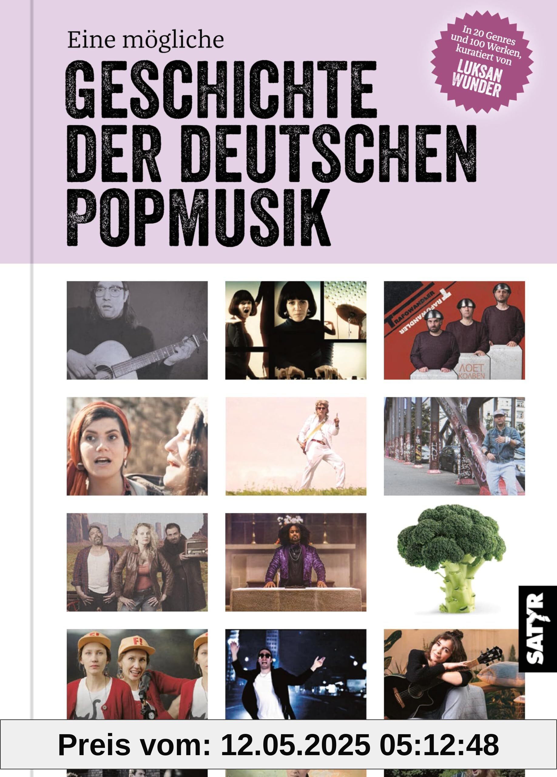 Eine mögliche Geschichte der deutschen Popmusik: in 20 Genres und 100 Werken kuratiert von Luksan Wunder