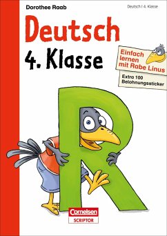 Einfach lernen mit Rabe Linus - Deutsch 4. Klasse von Cornelsen Verlag Scriptor / Duden / Bibliographisches Institut