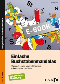 Einfache Buchstabenmandalas (eBook, PDF) von Persen Verlag i.d. AAP
