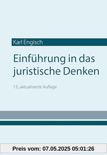 Einführung in das juristische Denken (Urban-Taschenbücher)