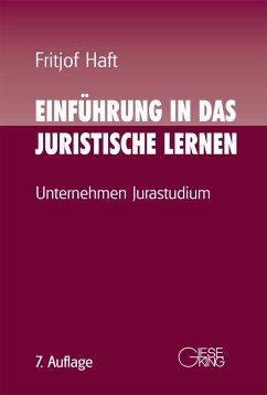 Einführung in das juristische Lernen von Gieseking Buchverlag