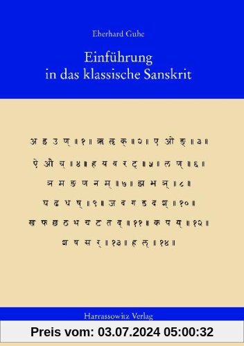 Einführung in das klassische Sanskrit: Lehrbuch mit Übungen