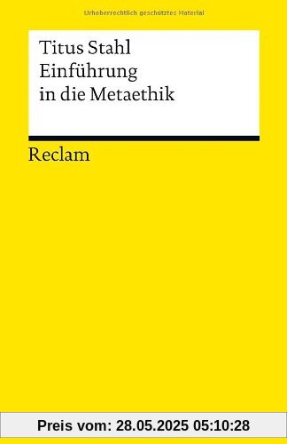 Einführung in die Metaethik