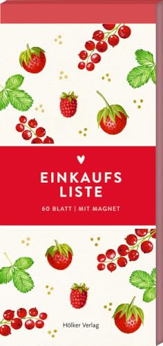 Einkaufsliste (Rote Beeren, Küchenpapeterie) von Hoelker Verlag