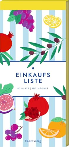 Einkaufsliste - Kaliméra: 80 Blatt | Mit Magnet. Einfach heraustrennen: Alle Einkäufe auf einen Blick (Küchenpapeterie) von Hölker Verlag