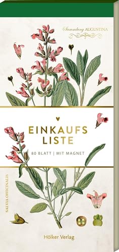 Einkaufsliste - Wildkräuter: (Sammlung Augustina). Einfach heraustrennen: Alle Einkäufe auf einen Blick! (Küchenpapeterie)