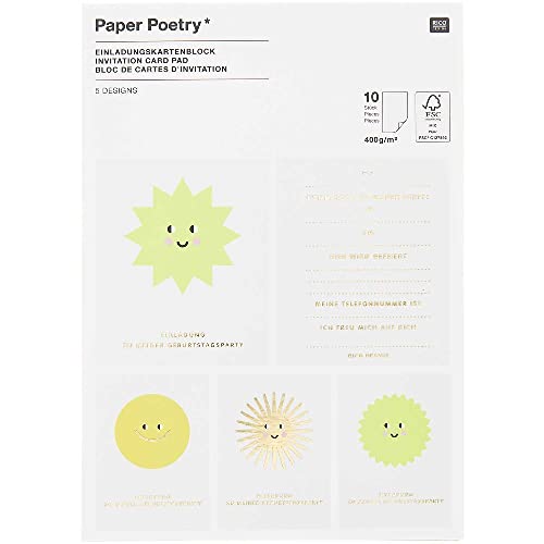 Einladungskarten Happy Birthday, FSC MIX Einladungskarten Happy Birthday, FSC MIX von RICO-Design tap