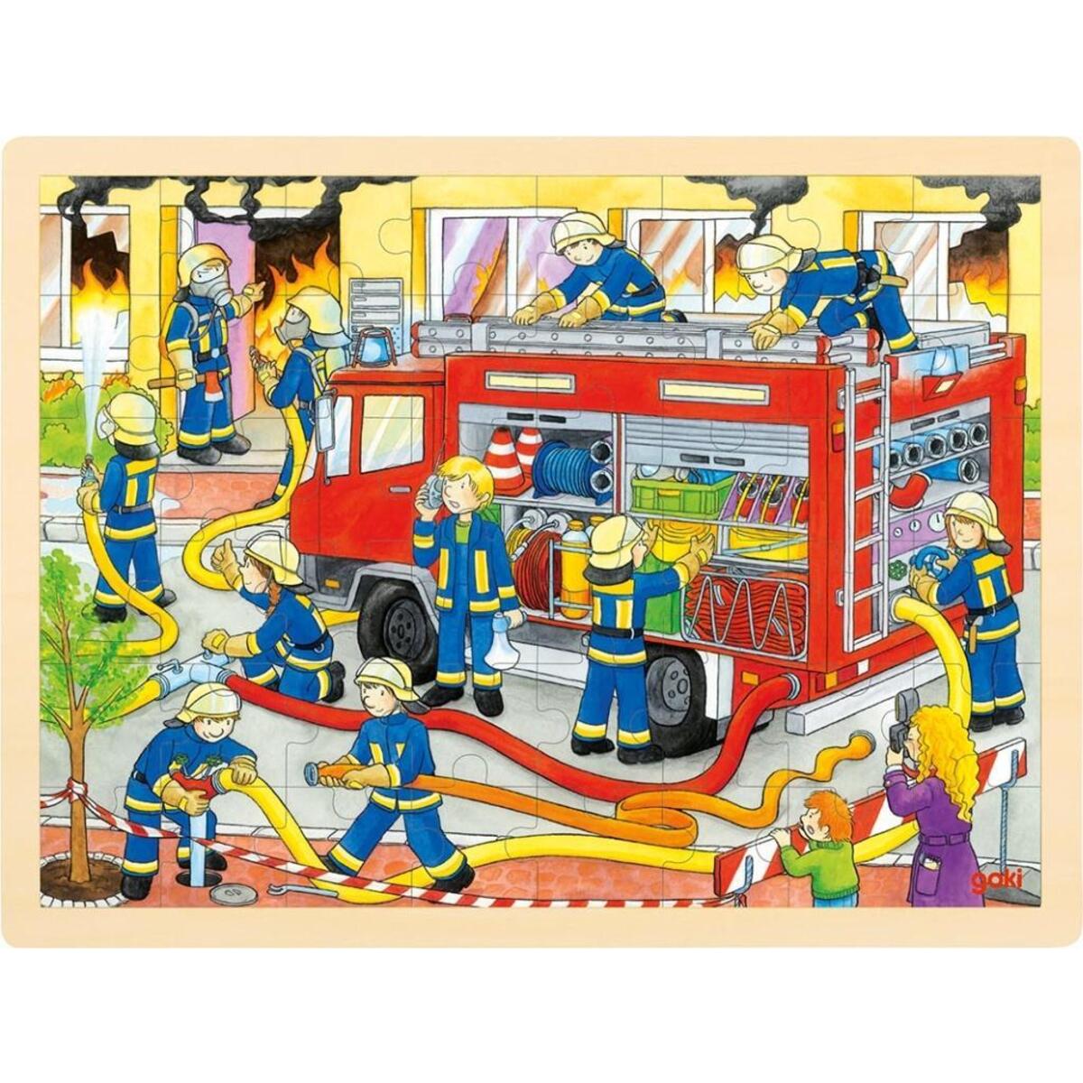 Einlegepuzzle Feuerwehreinsatz von Gollnest & Kiesel GmbH &