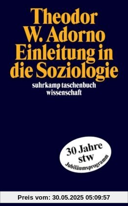 Einleitung in die Soziologie (1968) (suhrkamp taschenbuch wissenschaft)