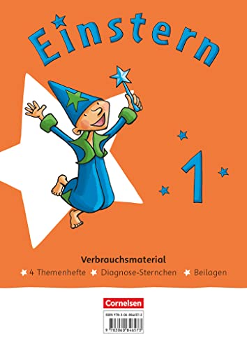 Einstern - Mathematik - Ausgabe 2021 - Band 1: Themenhefte 1-4, Diagnoseheft und Kartonbeilagen im Paket - Verbrauchsmaterial, mit BuchTaucher-App