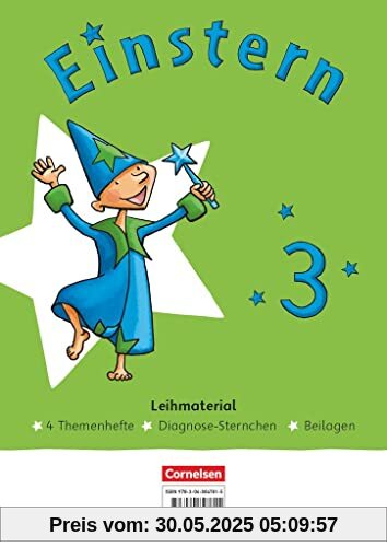 Einstern - Mathematik - Ausgabe 2021 - Band 3: Themenhefte 1-4, Diagnoseheft und Kartonbeilagen im Paket - Ausleihmaterial, mit BuchTaucher-App