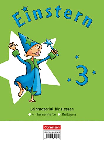 Einstern - Mathematik - Ausgabe 2021 - Band 3: Themenhefte 1-4 und Kartonbeilagen im Paket - Ausleihmaterial (Hessen), mit digitalen Medien (Einstern, Ausgabe 2021, Band 3) von Cornelsen Verlag