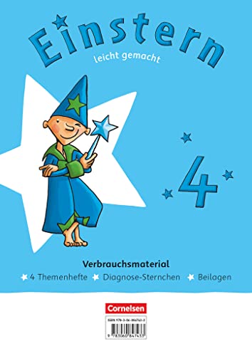 Einstern - Mathematik - Ausgabe 2021 - Band 4: Leicht gemacht - Themenhefte 1-4, Diagnoseheft und Kartonbeilagen im Paket - Verbrauchsmaterial mit BuchTaucher-App von Cornelsen Verlag