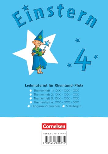 Einstern - Mathematik - Ausgabe 2021 - Band 4: Themenhefte 1-4, Diagnoseheft und Kartonbeilagen im Schuber - Ausleihmaterial (Rheinland-Pfalz)
