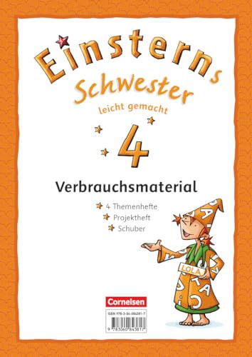 Einsterns Schwester - Sprache und Lesen - Zu Ausgabe 2015 und Ausgabe 2022 - 4. Schuljahr: Leicht gemacht - Themenhefte 1-4 und Projektheft mit Schuber - Verbrauchsmaterial