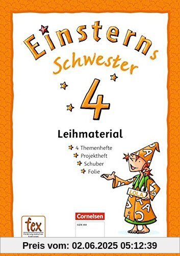 Einsterns Schwester - Sprache und Lesen - Neubearbeitung / 4. Schuljahr - Themenhefte 1-4 mit Projektheft mit Schuber: Leihmaterial Einsterns Schwester - Sprache und Lesen - Neubearbeitung / 4. Schuljahr - Themenhefte 1-4 mit Projektheft mit Schuber: Leihmaterial