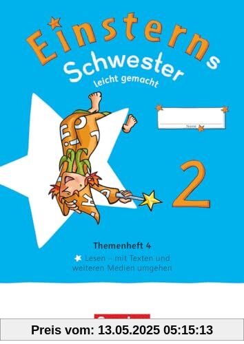 Einsterns Schwester - Sprache und Lesen - Neubearbeitung 2022 - 2. Schuljahr: Leicht gemacht - Themenheft 4 - Lesen - Verbrauchsmaterial