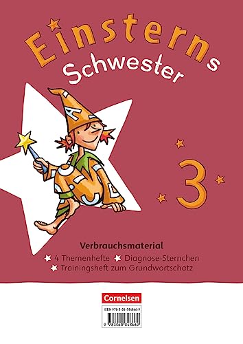 Einsterns Schwester - Sprache und Lesen - Neubearbeitung 2022 - 3. Schuljahr: Themenhefte 1-4, Training Grundwortschatz und Diagnoseheft - Verbrauchsmaterial - Im Paket, mit digitalen Medien