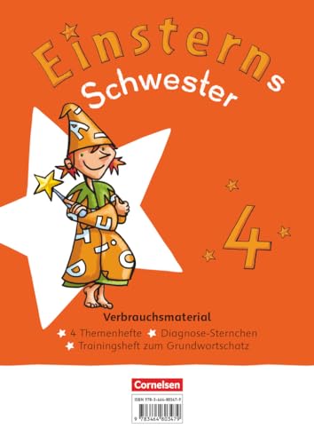 Einsterns Schwester - Sprache und Lesen - Neubearbeitung 2022 - 4. Schuljahr: Themenhefte 1-4, Training Grundwortschatz und Diagnoseheft - Verbrauchsmaterial - Im Paket, mit digitalen Medien