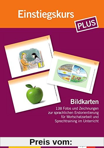 Einstiegskurs Plus: Deutsch in Allltag und Beruf . Bildkarten (Berliner Platz NEU)