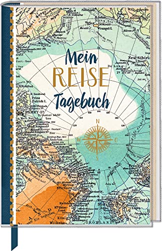 Eintragbuch mit Sammeltasche - Mein Reisetagebuch (Landkarte) von Coppenrath F