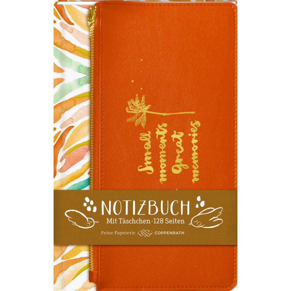 Eintragbuch mit Täschchen - All about orange von Coppenrath F