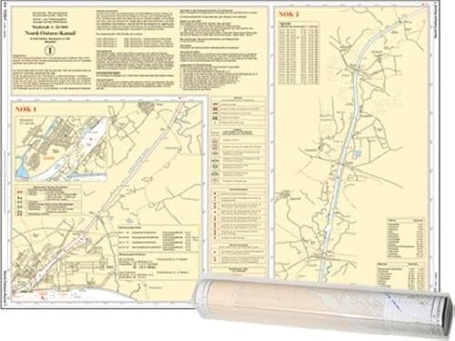 Einzelkarte Nord-Ostsee-Kanal (Ausgabe 2024) von Delius Klasing Verlag