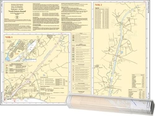 Einzelkarte Nord-Ostsee-Kanal (Ausgabe 2025) von Delius Klasing Verlag