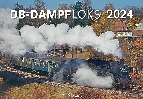 Eisenbahn-Kalender – DB-Dampfloks 2024: Farbfotos aus den 1960er- und 1970er-Jahren. Großformat Wandkalender 49x34cm Eisenbahn-Kalender – DB-Dampfloks 2024: Farbfotos aus den 1960er- und 1970er-Jahren. Großformat Wandkalender 49x34cm