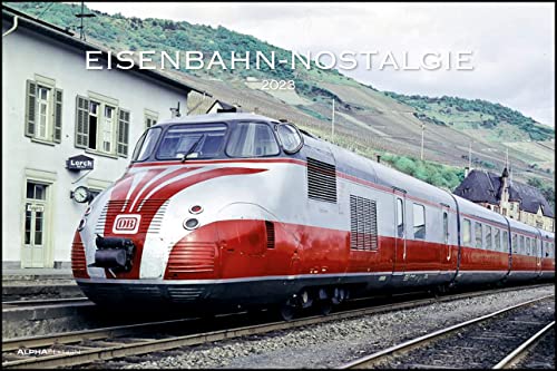 Eisenbahn-Nostalgie 2023 - Bildkalender 49,5x33 cm - Technikkalender - klassische Lokomotiven - Züge - Wandkalender - Wandplaner von ALPHA EDITION GmbH