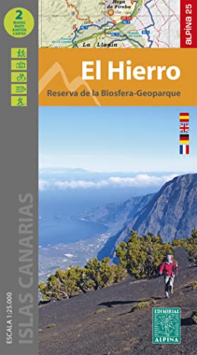 El Hierro: Reserva de la Biosfera-Geoparque 1:25000 von Alpina Editorial