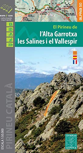 El Pirineu de l'Alta Garrotxa les Salines i el Vallespir: Wanderkarte