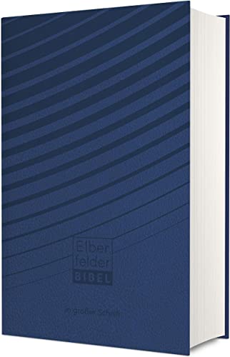 Elberfelder in großer Schrift: Kunstleder blau 2022