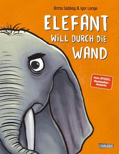 Elefant will durch die Wand von Carlsen