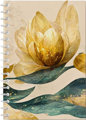 Eleganz der Natur - Premium Spiral-Notizbuch A5 Soft-Touch liniert, verzaubert durch goldenen Blütencharme: Spiralbindung Notizbuch im eleganten ... Gold-Design mit samtigem Soft-Touch-Einband Eleganz der Natur - Premium Spiral-Notizbuch A5 Soft-Touch liniert, verzaubert durch goldenen Blütencharme: Spiralbindung Notizbuch im eleganten ... Gold-Design mit samtigem Soft-Touch-Einband