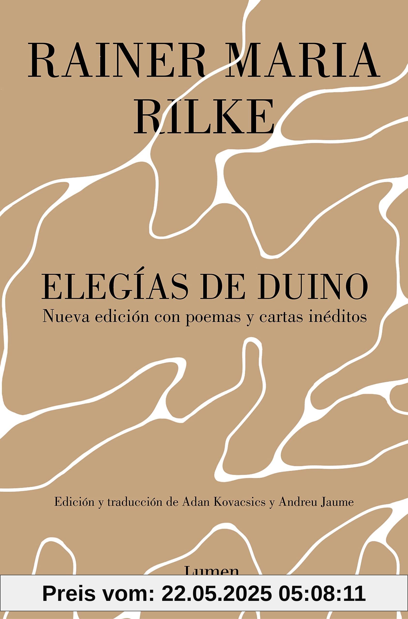 Elegías de Duino. Nueva edición con poemas y cartas inéditos (Poesía)