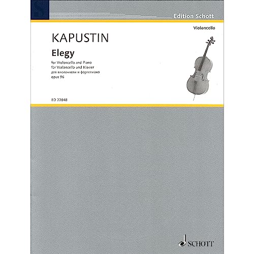 Elegy: op. 96. Violoncello und Klavier.: op. 96. cello and piano. (Edition Schott)