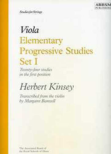 Elementary Progressive Studies, Set I for Viola (Elementary Progressive Studies (ABRSM))