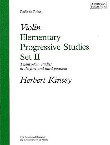 Elementary Progressive Studies, Set II for Violin (Elementary Progressive Studies (ABRSM))