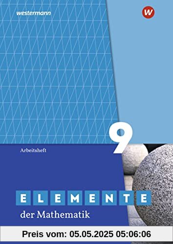 Elemente der Mathematik SI / Elemente der Mathematik SI - Ausgabe 2019 für Nordrhein-Westfalen G9: Ausgabe 2019 für Nordrhein-Westfalen G9 / Arbeitsheft 9 mit Lösungen: Sekundarstufe 1 - Ausgabe 2019