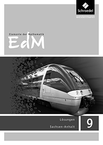 Elemente der Mathematik SI - Ausgabe 2015 für Sachsen-Anhalt: Lösungen 9 Elemente der Mathematik SI - Ausgabe 2015 für Sachsen-Anhalt: Lösungen 9 von Schroedel