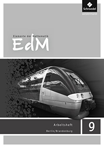Elemente der Mathematik SI - Ausgabe 2016 für Berlin / Brandenburg: Lösungen Arbeitsheft 9
