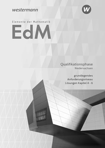 Elemente der Mathematik SII - Ausgabe 2017 für Niedersachsen: Qualifikationsphase gA Grundkurs Lösungen 2 von Schroedel Verlag GmbH