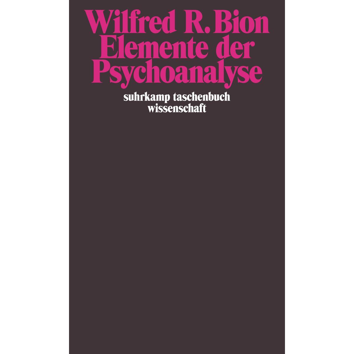 Elemente der Psychoanalyse Elemente der Psychoanalyse von Suhrkamp Verlag